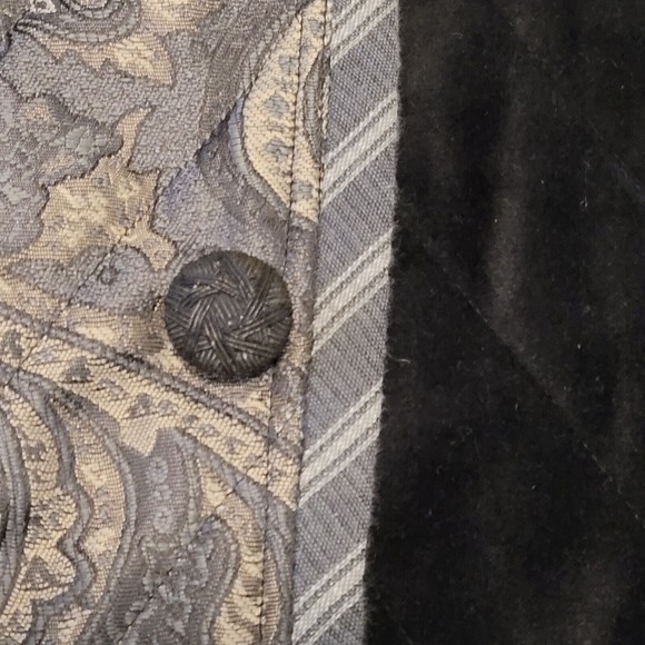 Koos of Course! Patterned Jacquard Quilted Reversible Jacket Womens Sz Small - Picture 11 of 16